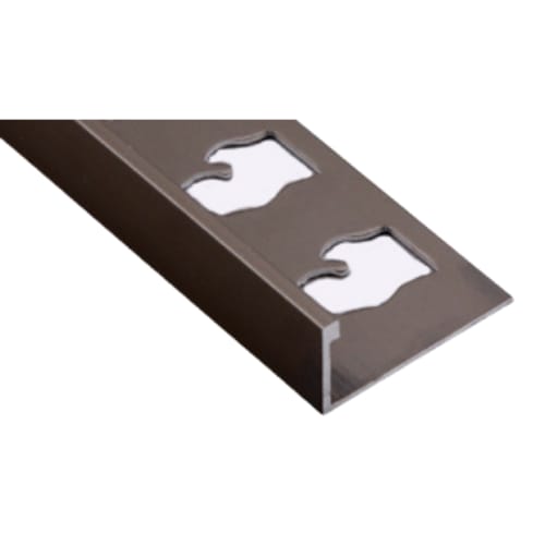GLM-B160 - L Channel - 5/8 Inch - 8ft - Brushed Stainless Steel Finish